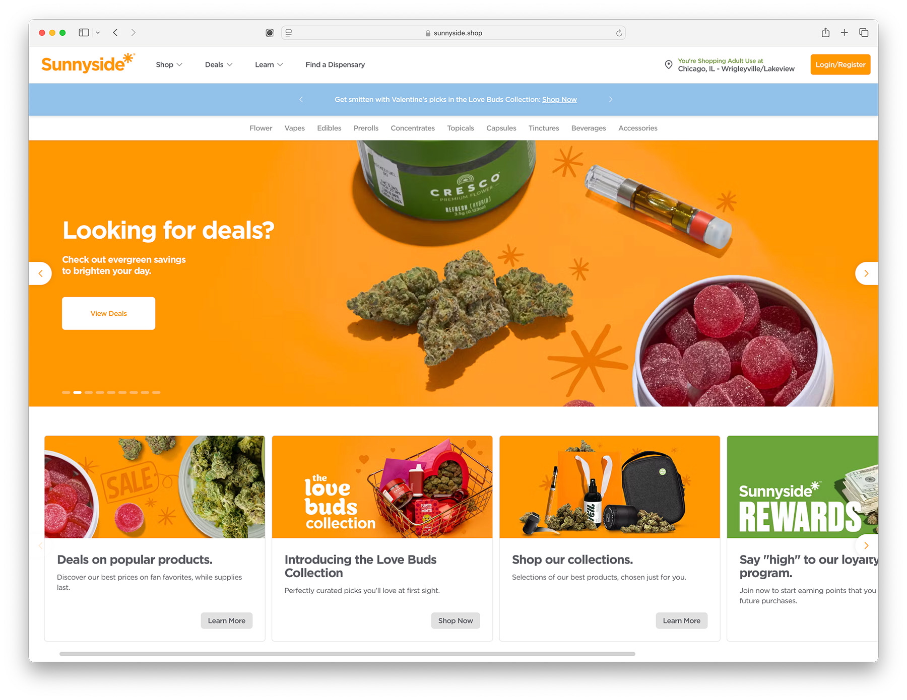 Weedhurry online storefront